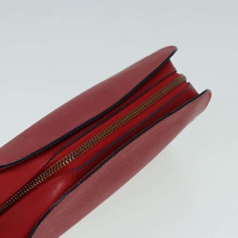 Louis Vuitton Epi Dauphine MM Pouch Red M48457  ar12546 - Image 6