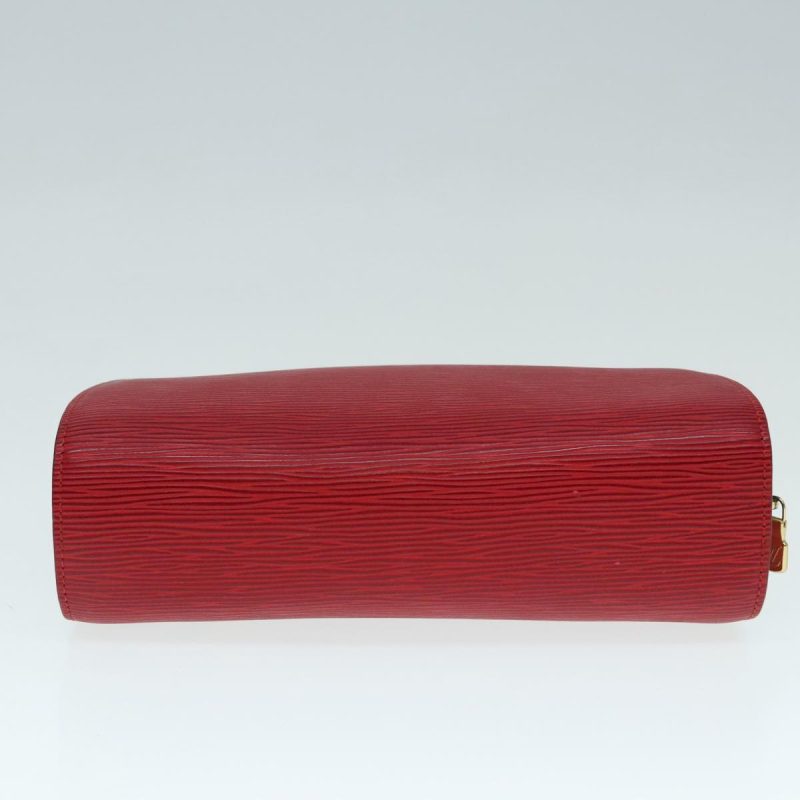 Louis Vuitton Epi Dauphine MM Pouch Red M48457  ar12546 - Image 7