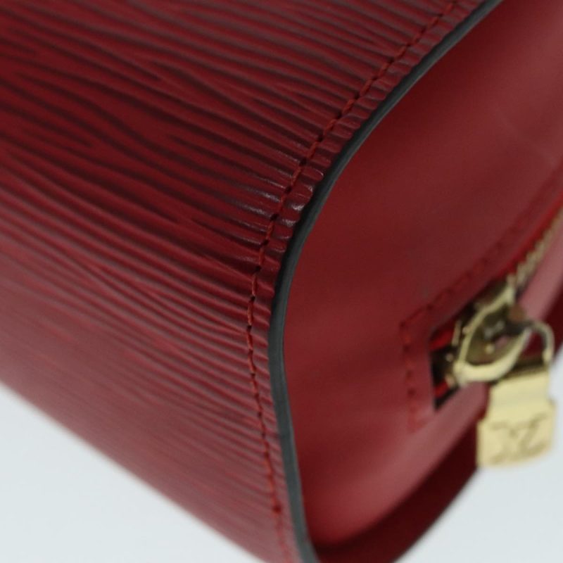 Louis Vuitton Epi Dauphine MM Pouch Red M48457  ar12546 - Image 9