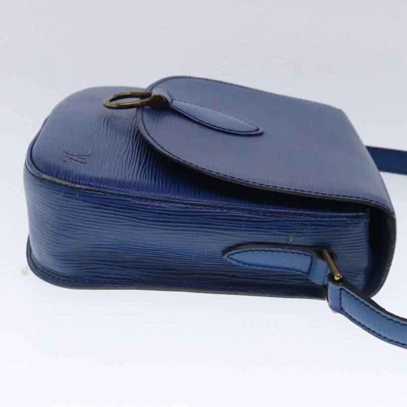 Louis Vuitton Epi Saint Cloud GM Shoulder Bag Toledo Blue M52195  ar12562 - Image 4