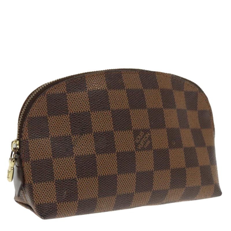 Louis Vuitton Damier Ebene Pochette Cosmetic PM Pouch N47516  ar12569