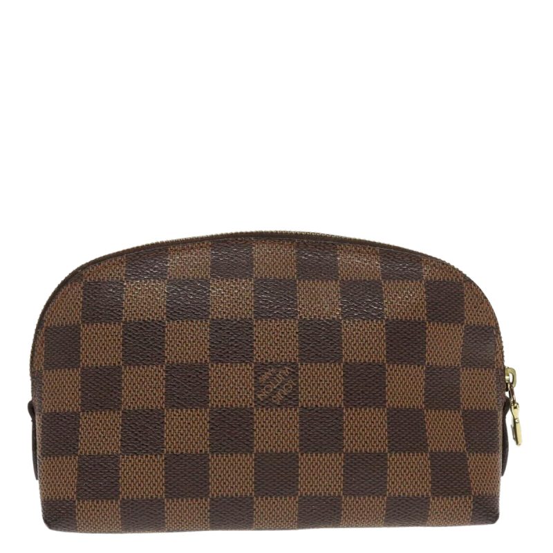 Louis Vuitton Damier Ebene Pochette Cosmetic PM Pouch N47516  ar12569 - Image 2