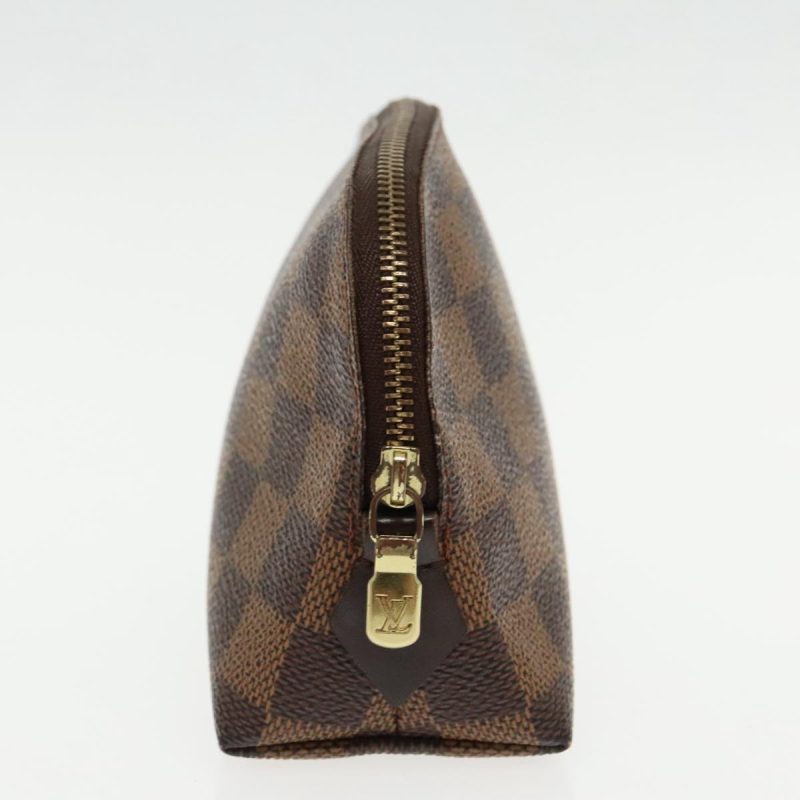 Louis Vuitton Damier Ebene Pochette Cosmetic PM Pouch N47516  ar12569 - Image 4