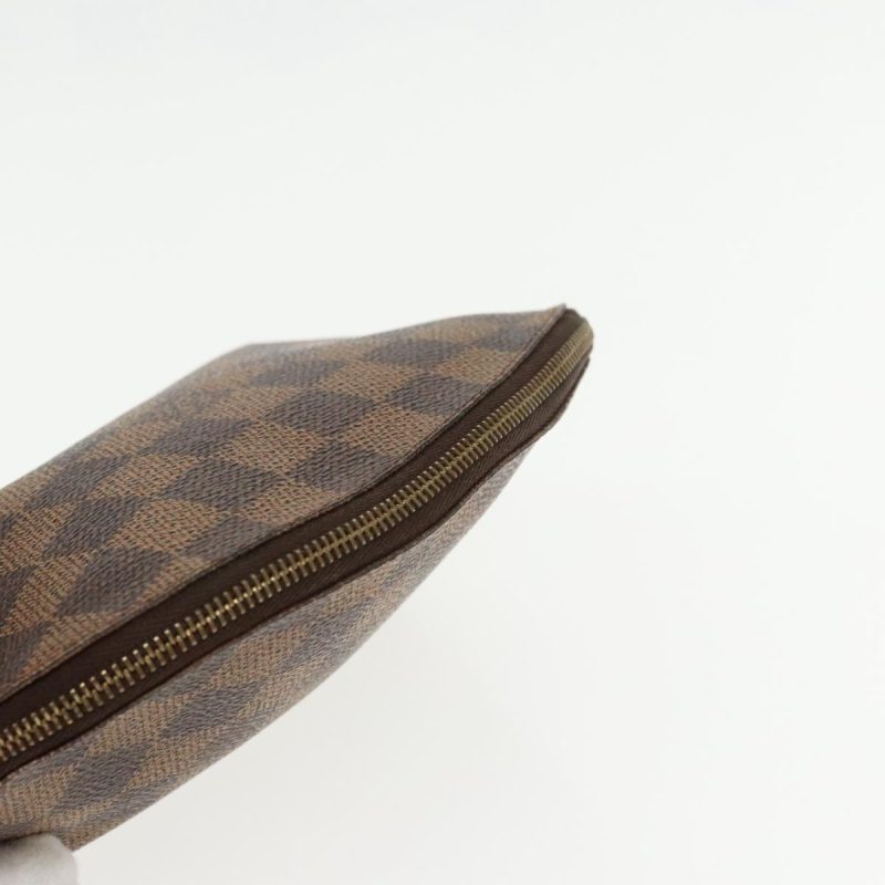 Louis Vuitton Damier Ebene Pochette Cosmetic PM Pouch N47516  ar12569 - Image 5