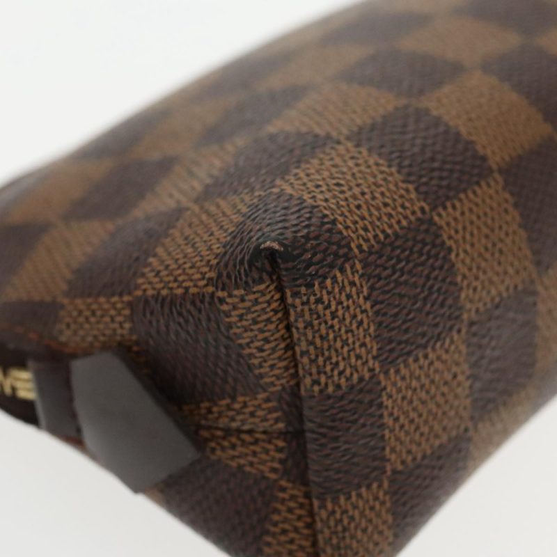 Louis Vuitton Damier Ebene Pochette Cosmetic PM Pouch N47516  ar12569 - Image 7