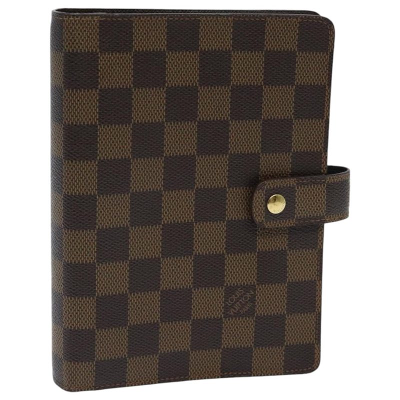Louis Vuitton Damier Ebene Agenda MM Day Planner Cover R20240  ar12570