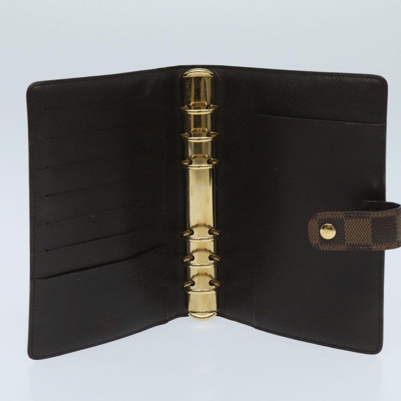 Louis Vuitton Damier Ebene Agenda MM Day Planner Cover R20240  ar12570 - Image 8