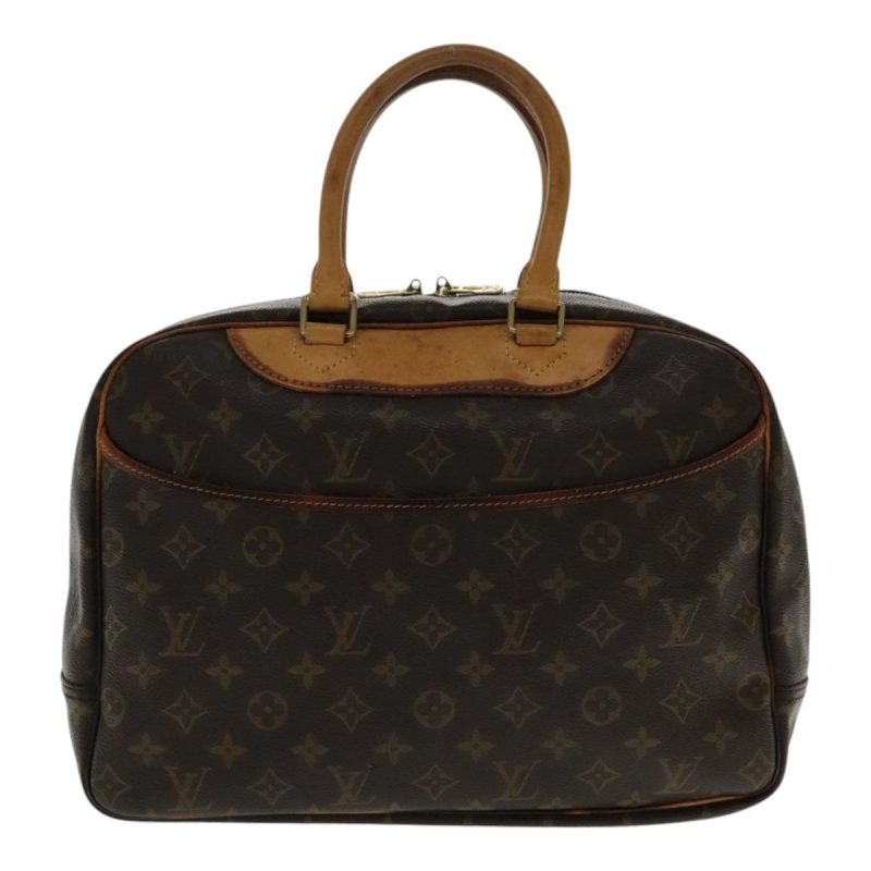 Louis Vuitton Monogram Deauville Hand Bag M47270  ar12577 - Image 2