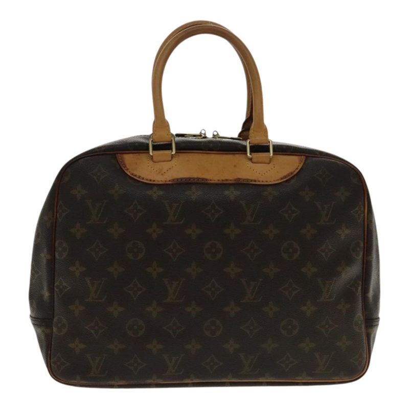 Louis Vuitton Monogram Deauville Hand Bag M47270  ar12577 - Image 3