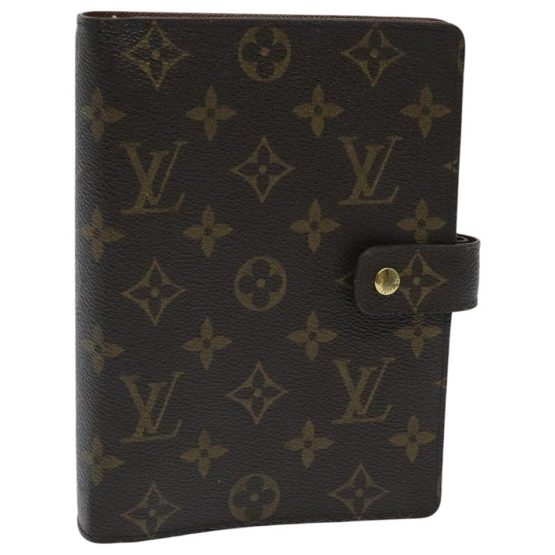 Louis Vuitton Monogram Agenda MM Day Planner Cover R20105  ar12582