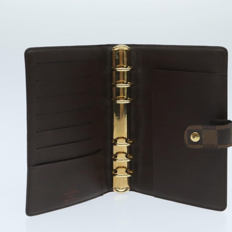 Louis Vuitton Damier Ebene Agenda MM Day Planner Cover R20240  ar12583 - Image 8