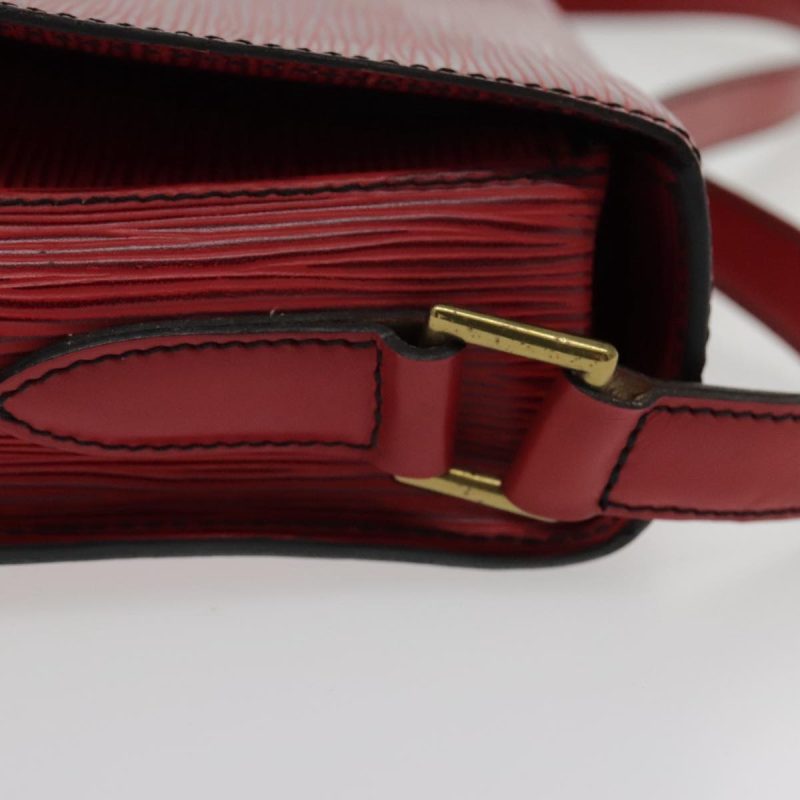 Louis Vuitton Epi Saint Cloud GM Shoulder Bag Red M52197  ar12586 - Image 8