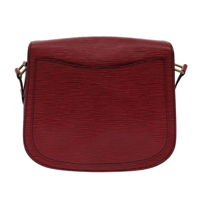 Louis Vuitton Epi Saint Cloud GM Shoulder Bag Red M52197  ar12586 - Image 2
