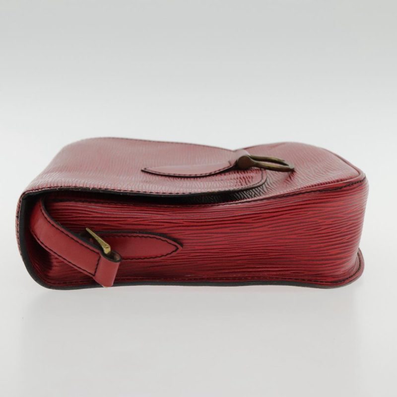 Louis Vuitton Epi Saint Cloud GM Shoulder Bag Red M52197  ar12586 - Image 3