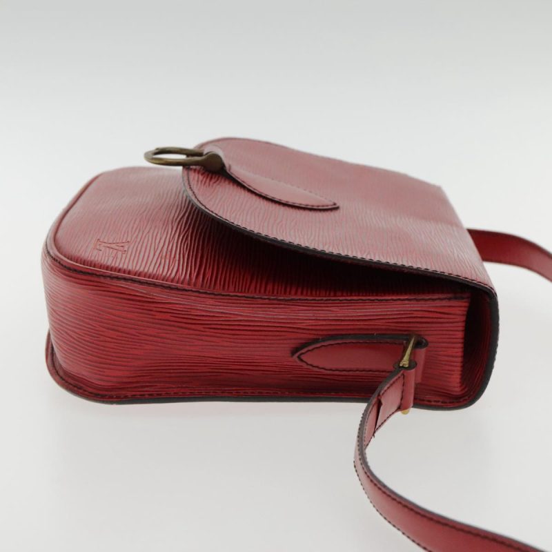 Louis Vuitton Epi Saint Cloud GM Shoulder Bag Red M52197  ar12586 - Image 4