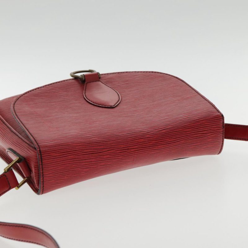 Louis Vuitton Epi Saint Cloud GM Shoulder Bag Red M52197  ar12586 - Image 6