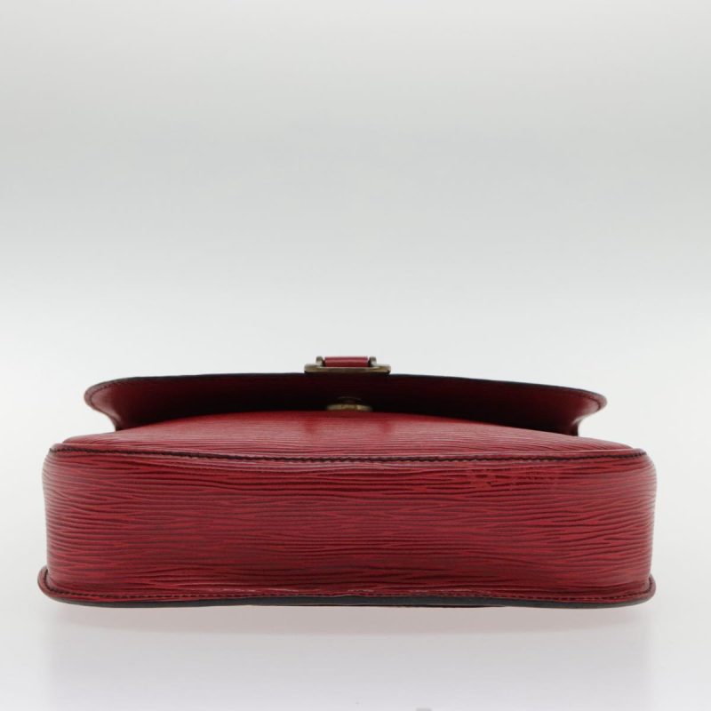 Louis Vuitton Epi Saint Cloud GM Shoulder Bag Red M52197  ar12586 - Image 5