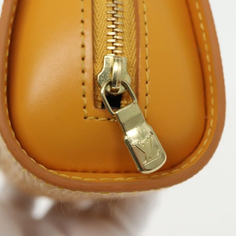 Louis Vuitton Epi Dauphine PM Pouch Yellow M48449  ar12587 - Image 8
