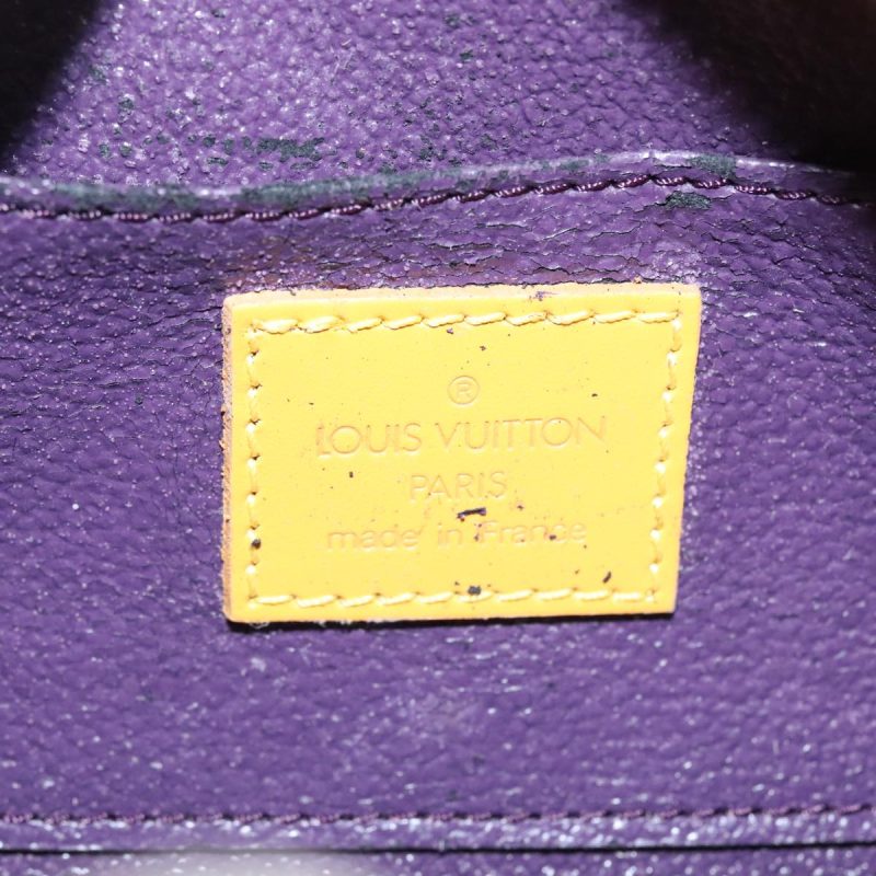 Louis Vuitton Epi Dauphine PM Pouch Yellow M48449  ar12587 - Image 9