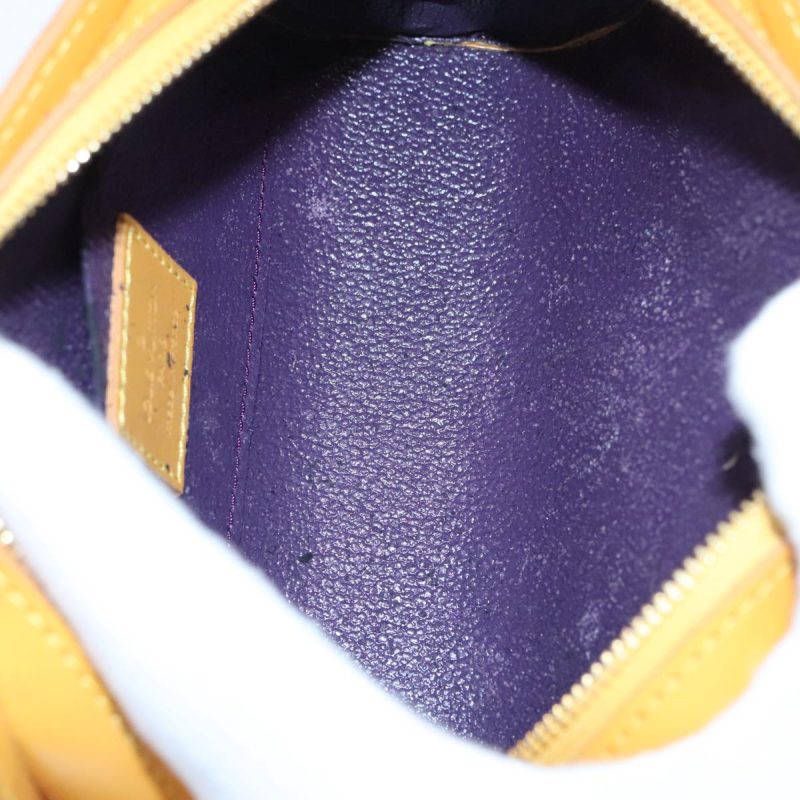 Louis Vuitton Epi Dauphine PM Pouch Yellow M48449  ar12587 - Image 10