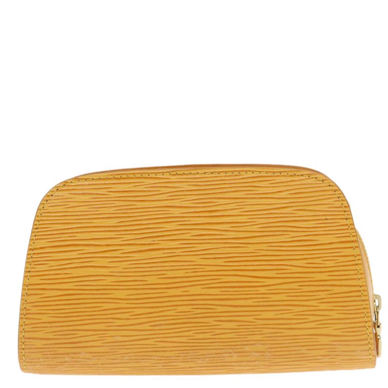 Louis Vuitton Epi Dauphine PM Pouch Yellow M48449  ar12587 - Image 2
