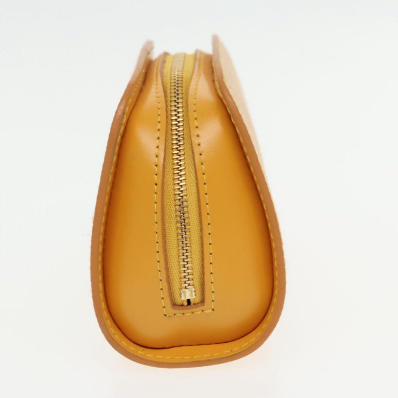 Louis Vuitton Epi Dauphine PM Pouch Yellow M48449  ar12587 - Image 3
