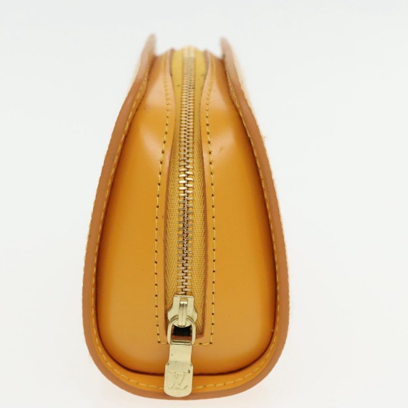Louis Vuitton Epi Dauphine PM Pouch Yellow M48449  ar12587 - Image 4