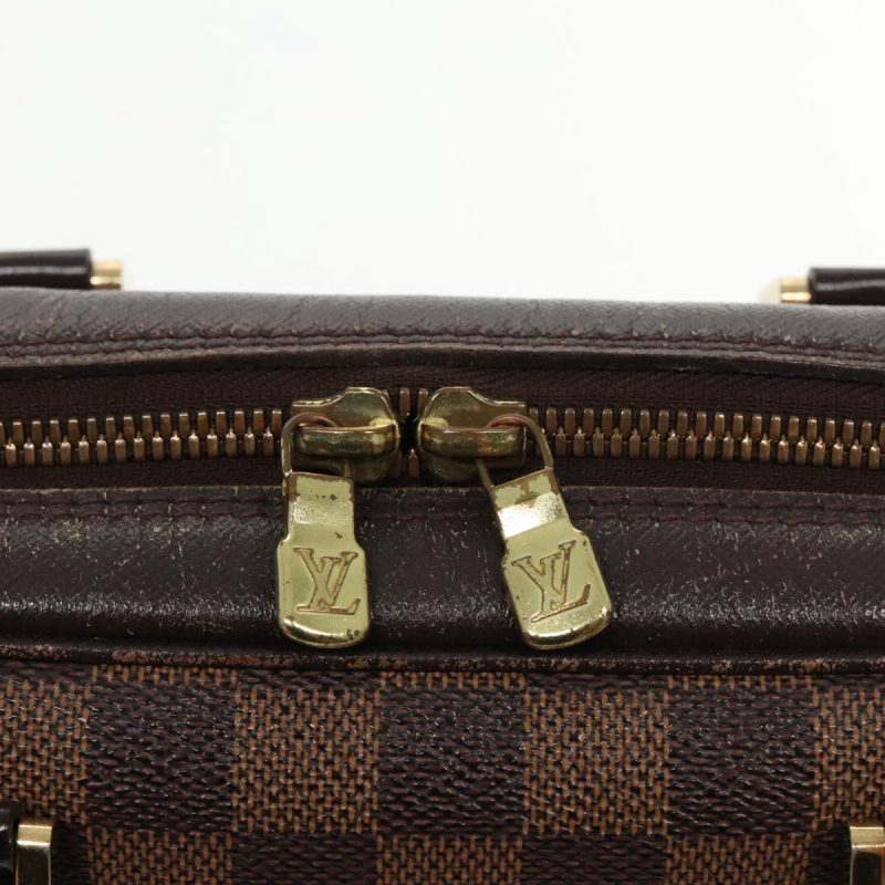 Louis Vuitton Damier Ebene Brera Hand Bag N51150  ar12594 - Image 10