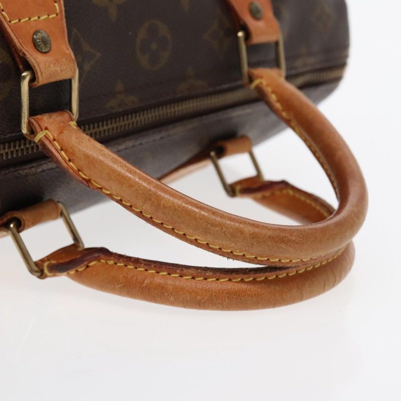 Louis Vuitton Monogram Speedy 30 Hand Bag M41526  ar12613 - Image 7