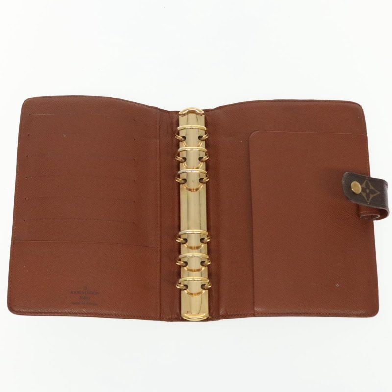 Louis Vuitton Monogram Agenda MM Day Planner Cover R20105  ar12628 - Image 8
