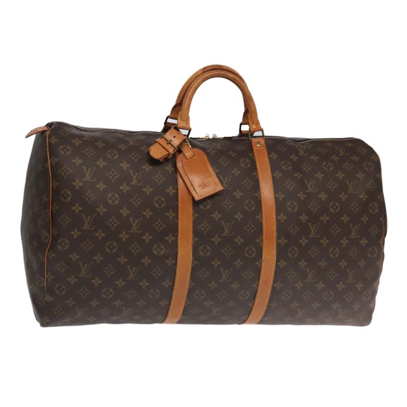 Louis Vuitton Monogram Keepall Bandouliere 60 Boston Bag M41412  ar12637