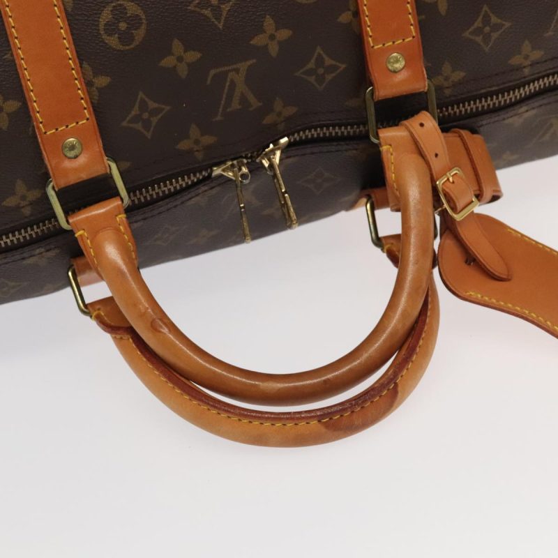 Louis Vuitton Monogram Keepall Bandouliere 60 Boston Bag M41412  ar12637 - Image 7