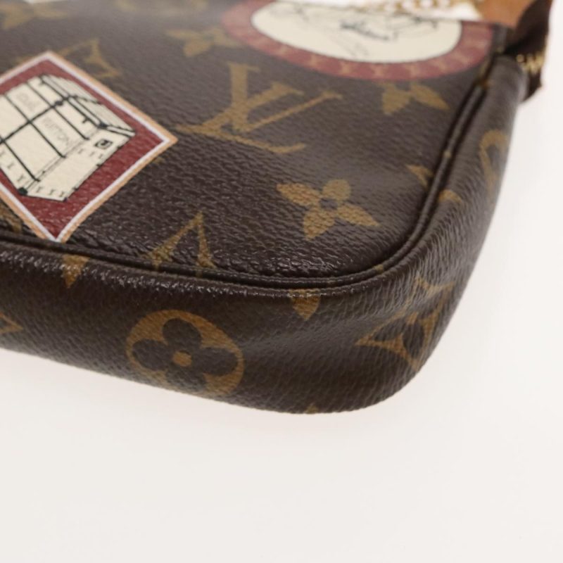 Louis Vuitton Monogram Patch Mini Pochette Accessoires Pouch M95804 Auth ar12708 - Image 8