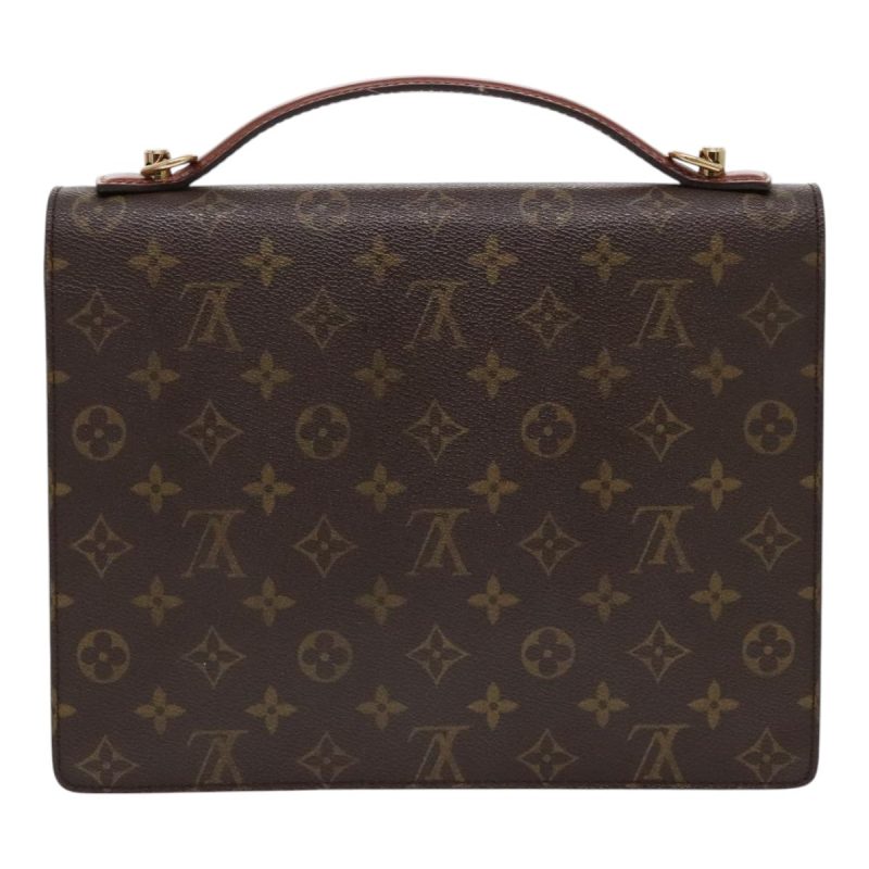 Louis Vuitton Monogram Monceau 28 Hand Bag 2way M51185  ar12709 - Image 2