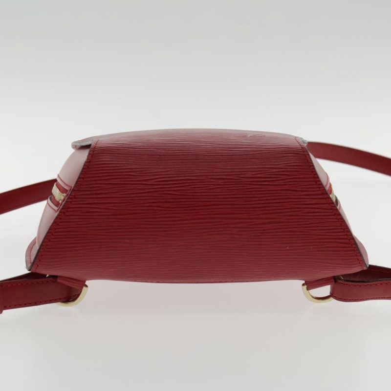 Louis Vuitton Epi Mabillon Backpack Castilian Red M52237  ar12715 - Image 5