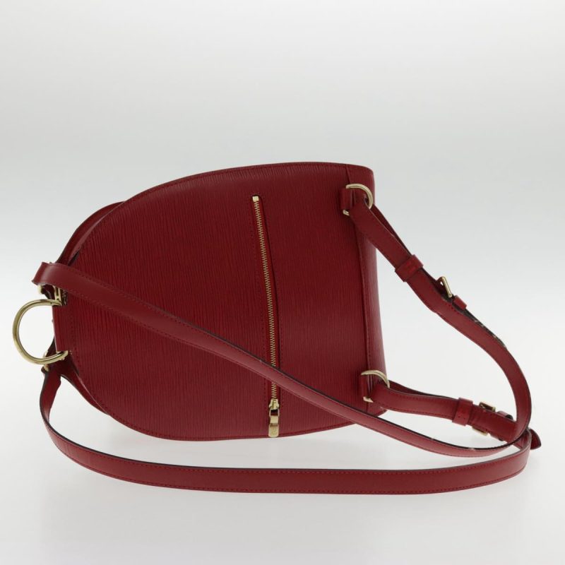 Louis Vuitton Epi Mabillon Backpack Castilian Red M52237  ar12715 - Image 7