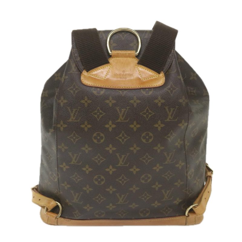 Louis Vuitton Monogram Montsouris GM Backpack M51135  bh132 - Image 2