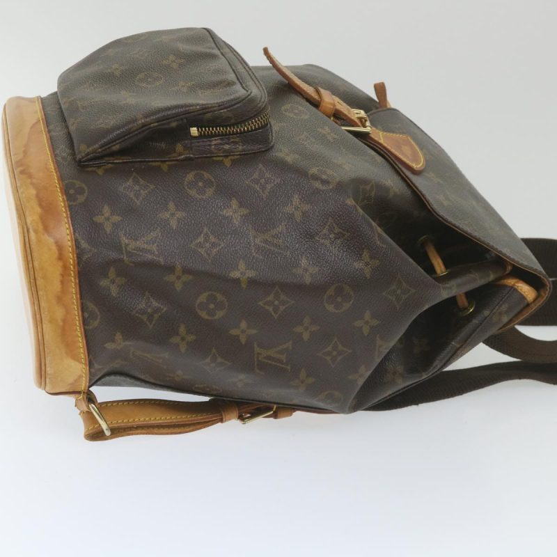 Louis Vuitton Monogram Montsouris GM Backpack M51135  bh132 - Image 3