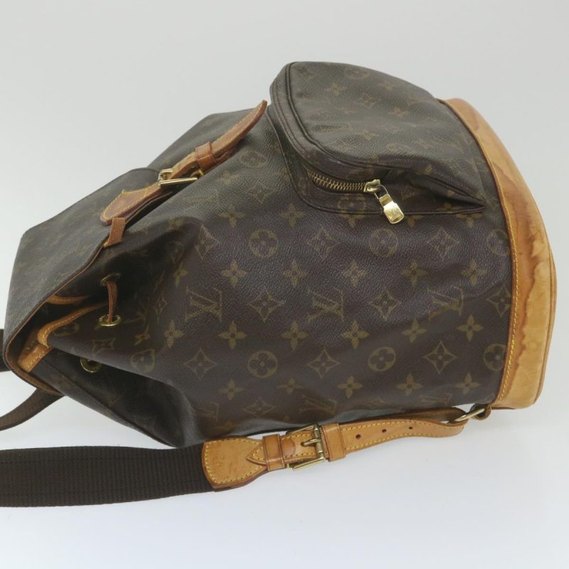 Louis Vuitton Monogram Montsouris GM Backpack M51135  bh132 - Image 4