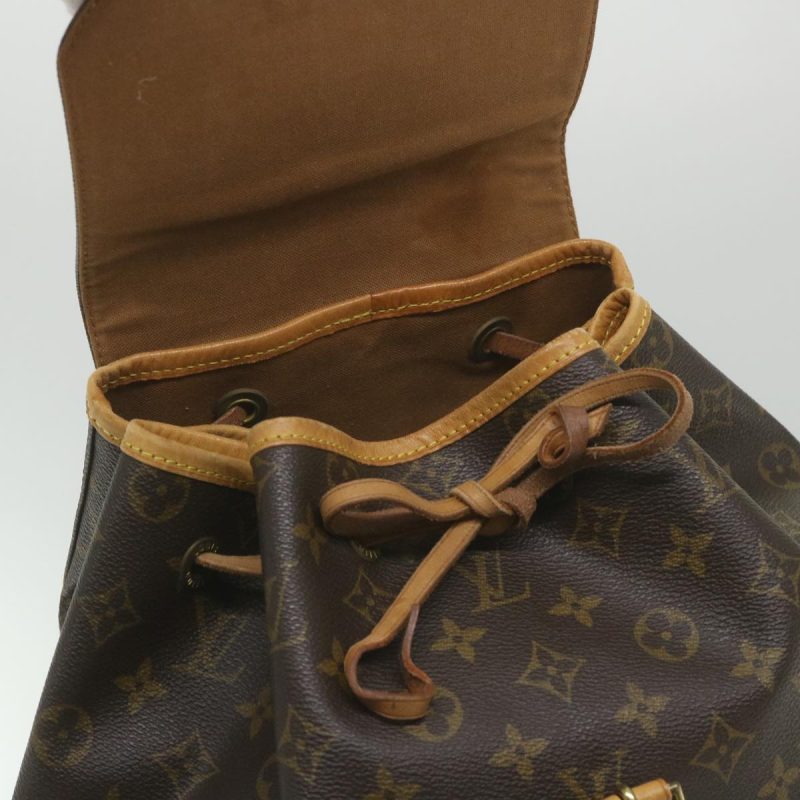 Louis Vuitton Monogram Montsouris GM Backpack M51135  bh134 - Image 10