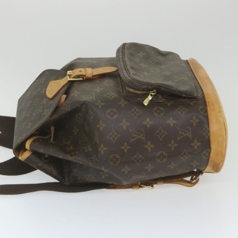 Louis Vuitton Monogram Montsouris GM Backpack M51135  bh134 - Image 4