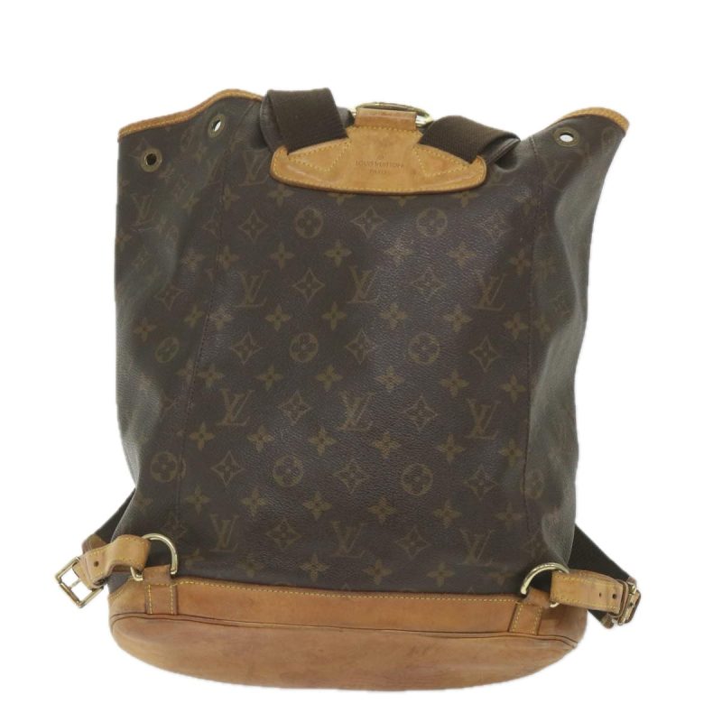Louis Vuitton Monogram Montsouris GM Backpack M51135  bh137 - Image 2