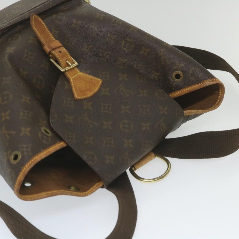 Louis Vuitton Monogram Montsouris GM Backpack M51135  bh137 - Image 6