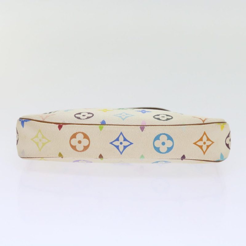 Louis Vuitton Multicolor Pochette Accessoires Pouch White M92649  bs10015 - Image 10