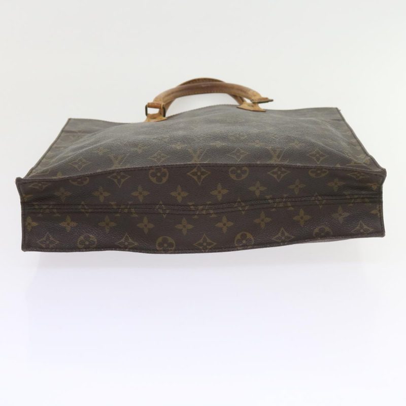 Louis Vuitton Monogram Sac Plat Hand Bag M51140  bs10123 - Image 5