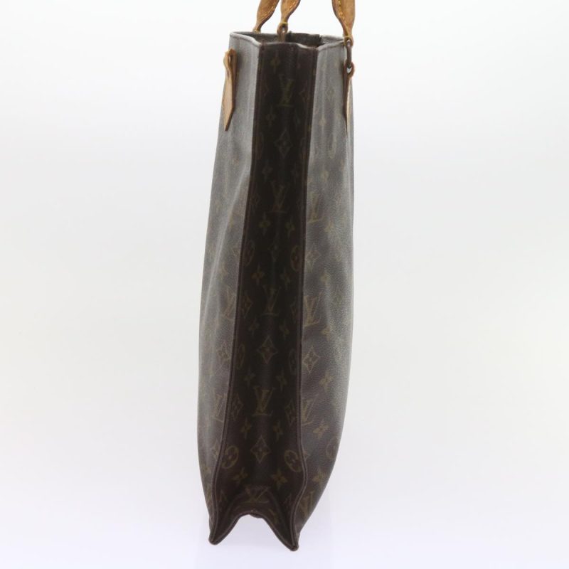 Louis Vuitton Monogram Sac Plat Hand Bag M51140  bs10123 - Image 4