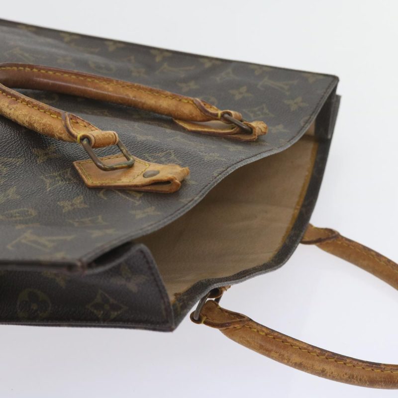 Louis Vuitton Monogram Sac Plat Hand Bag M51140  bs10123 - Image 6