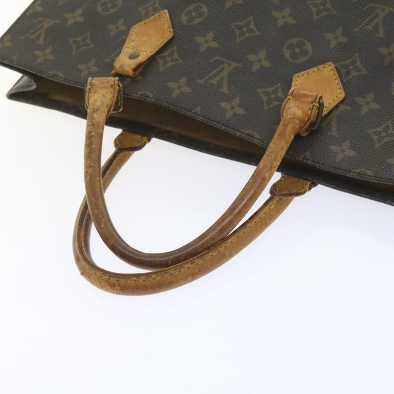 Louis Vuitton Monogram Sac Plat Hand Bag M51140  bs10123 - Image 7