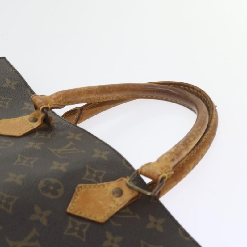 Louis Vuitton Monogram Sac Plat Hand Bag M51140  bs10123 - Image 9