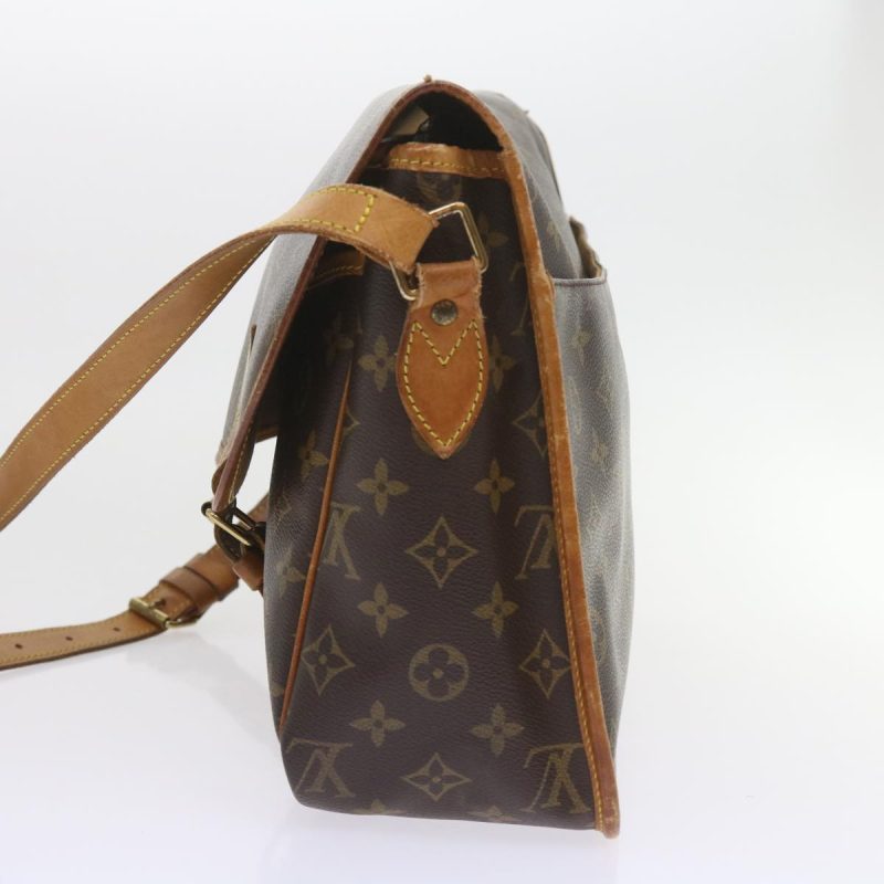 Louis Vuitton Monogram Gibeciere GM Shoulder Bag M42246  bs10124 - Image 5